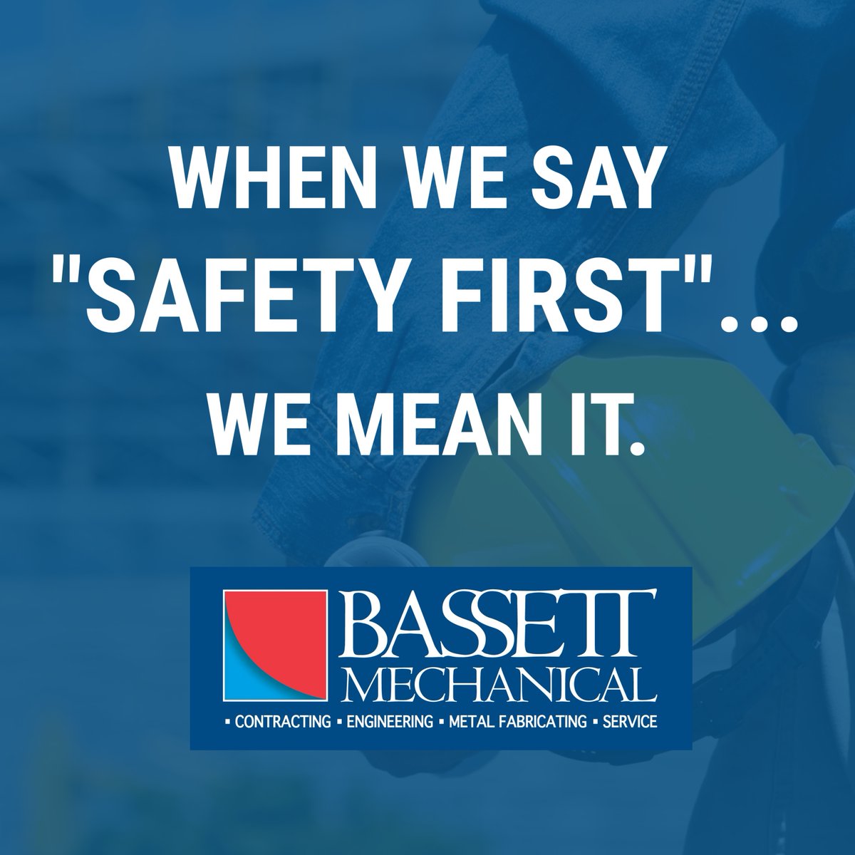 BassettMech's tweet photo. What does Bassett Mechanical's #safety focused culture mean to our customers?  Learn more: https://t.co/Wg3wlr5OBs

#SafetyFirst #SafetyCulture #IndustrialRefrigeration #HVAC #Plumbing #Controls #Service #MetalFabrication #Safety #CreatingCustomersforLife https://t.co/bK4mT6lVkS