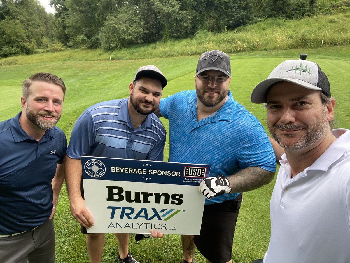 BurnsGrp's tweet photo. We had a great time at the 2022 USO PHL #Golf Outing on Monday the 12th at Hartefeld National Country Club. A big thank you to the Burns team for coming out and showing their support. Proceeds benefit USO of Pennsylvania and South Jersey. #TeamBuilding #InspireCreateDeliver https://t.co/DUbtw7qKyo