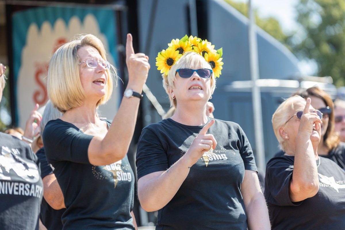 WorcShow's tweet photo. One of the most uplifting moments at the Show this year was the amazing performance from Got 2 Sing.  
Image credit to Andy Burton - thank you https://t.co/uYugA3T1D3