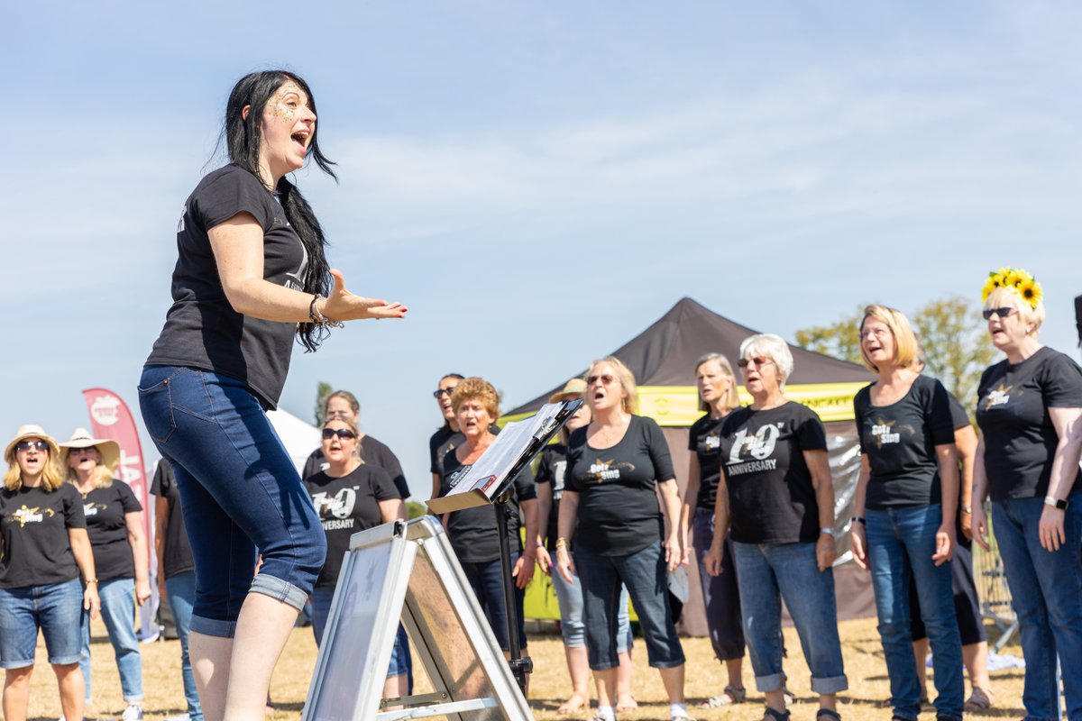 WorcShow's tweet photo. One of the most uplifting moments at the Show this year was the amazing performance from Got 2 Sing.  
Image credit to Andy Burton - thank you https://t.co/uYugA3T1D3