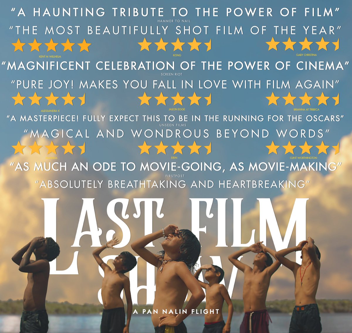 GoldwynFilms's tweet photo. We're thrilled to share that LAST FILM SHOW by Pan Nalin has been selected as India's official entry for this year's Academy Awards. Keep an eye out for this beautiful tribute to the power of cinema in theaters 2023! https://t.co/7EPX03ep1M