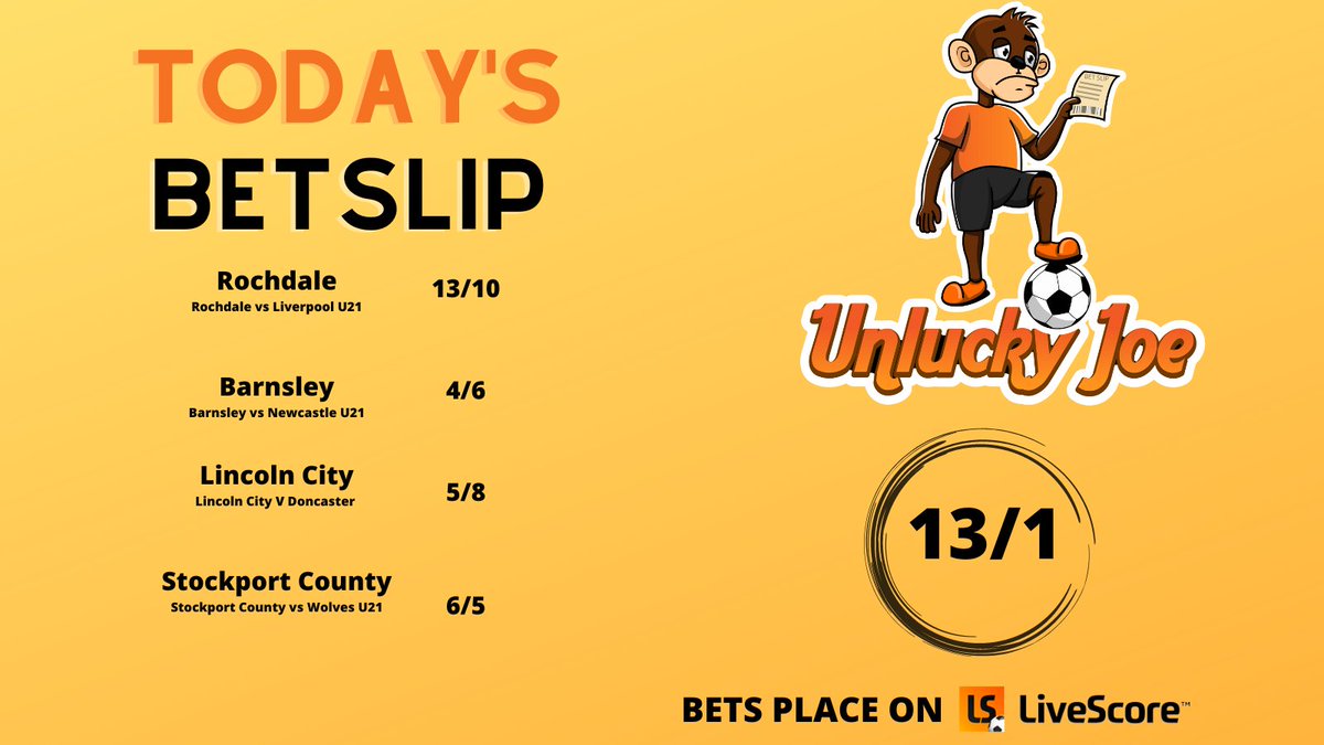 Unluckiestgamb's tweet photo. @BettingHub Nice! This is my acca today. Good luck with yours mate https://t.co/Wj6ZiqeLpO