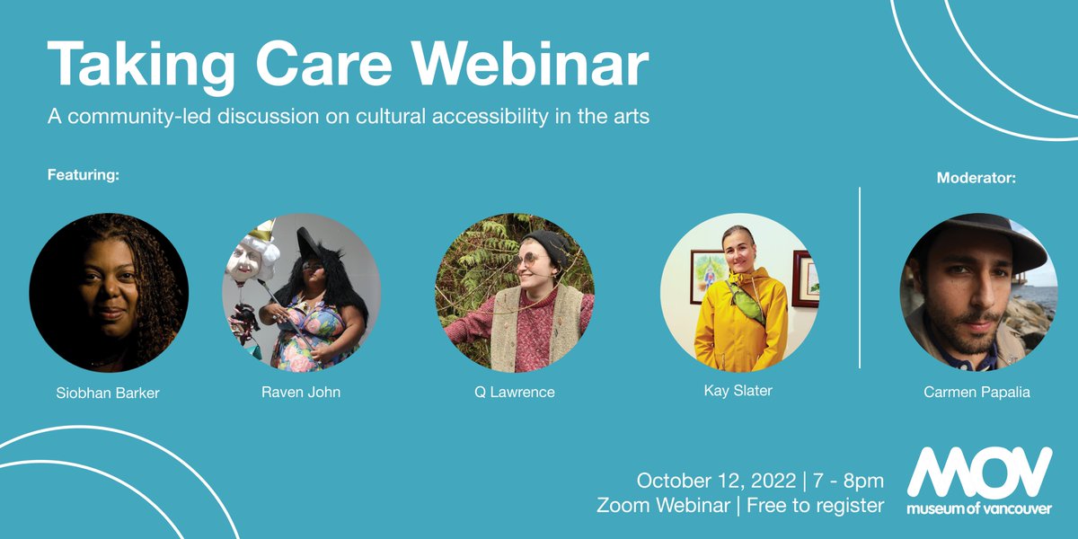 museumofvan's tweet photo. New webinar just announced! 📢

A community-led discussion on cultural accessibility in the arts. Free to register!⁠ Oct 12 at 7pm. Learn more here: https://t.co/Z1g3O8MPIn 

#Community #Accessibility #AtMOV #Arts #Culture #Talk #Webinar https://t.co/LWrx25M0Q4