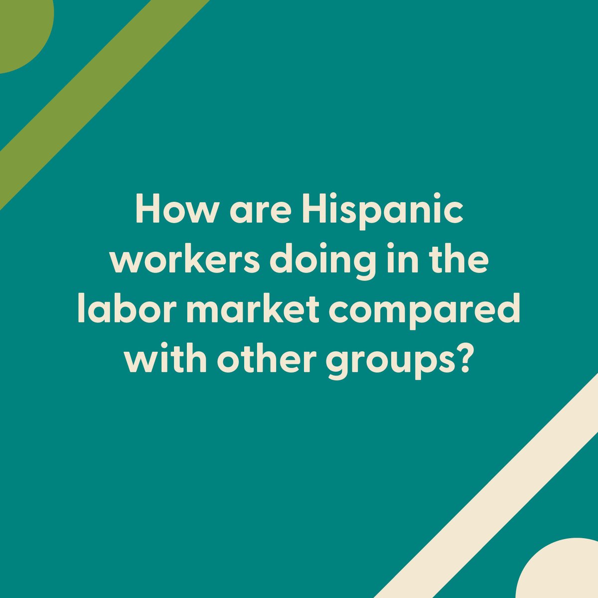 sffed's tweet photo. How are Hispanic workers doing in the labor market compared with other groups? Copy and paste the chart code 11305040991f000021220000000000 into our new SF Fed Data Explorer to dig into the research! https://t.co/fz48pQ51OU | #SFFedDataExplorer #LaborMarket #EconTwitter https://t.co/KUOdQy8BcI