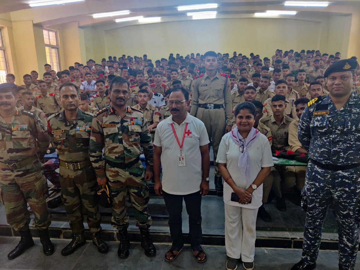 NCCDteOdisha's tweet photo. #NationalCadetCorps
Glimpses of First Day of Odisha Trek. Welcome address by Gp Cdr Sambalpur, Awareness on First Aid by Red Cross and cultural show by Department of Culture and Tourism. 
@GovernorOdisha
@Naveen_Odisha
@HQ_DG_NCC 
@DHE_Odisha https://t.co/Ttfc88ZWT0
