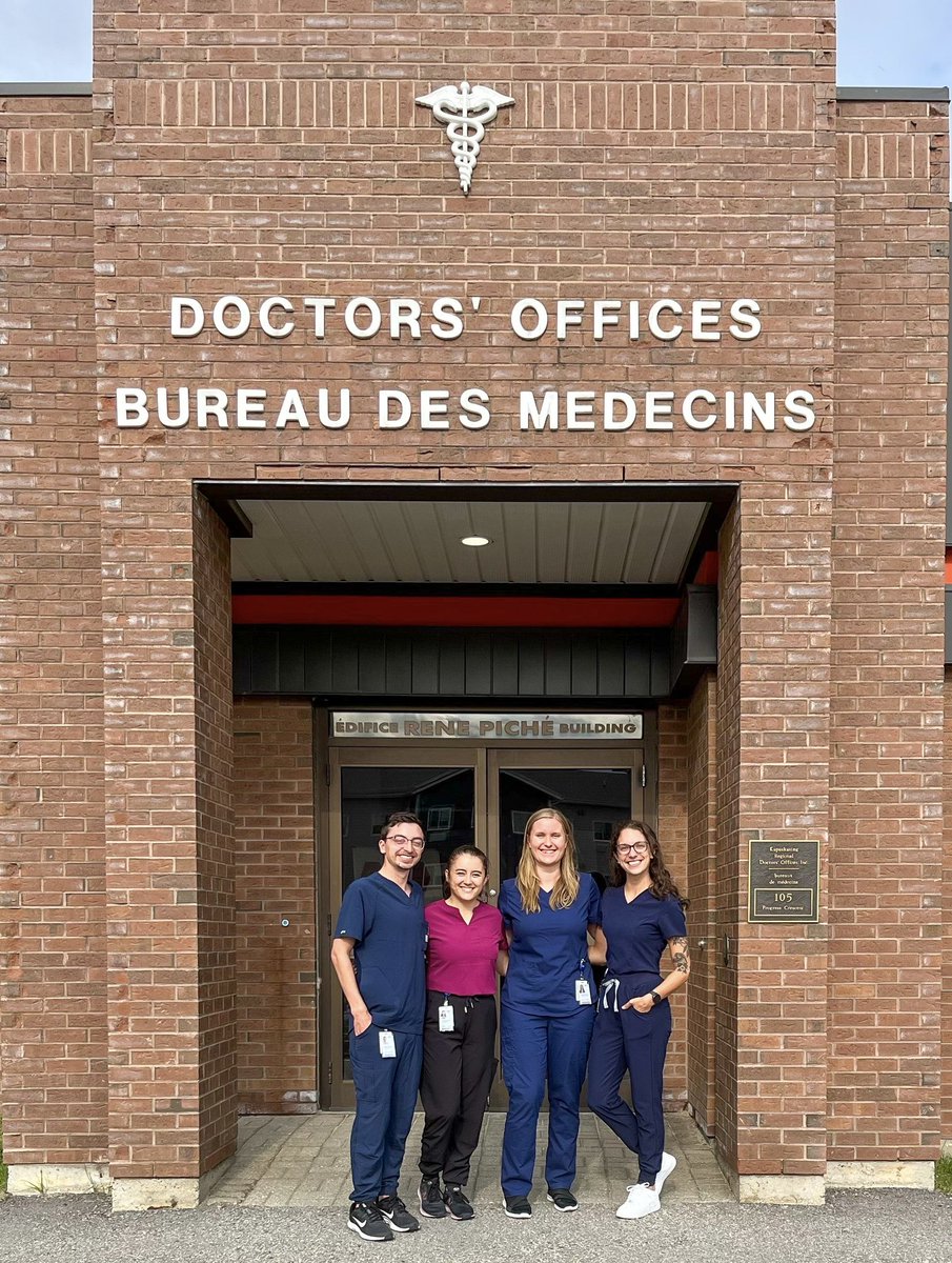 katiezugic's tweet photo. Completed my first clinical encounter fully in French today! Grateful for this team and to be a clerk in such a wonderful, welcoming community 😊 https://t.co/ko4rbf0q3f