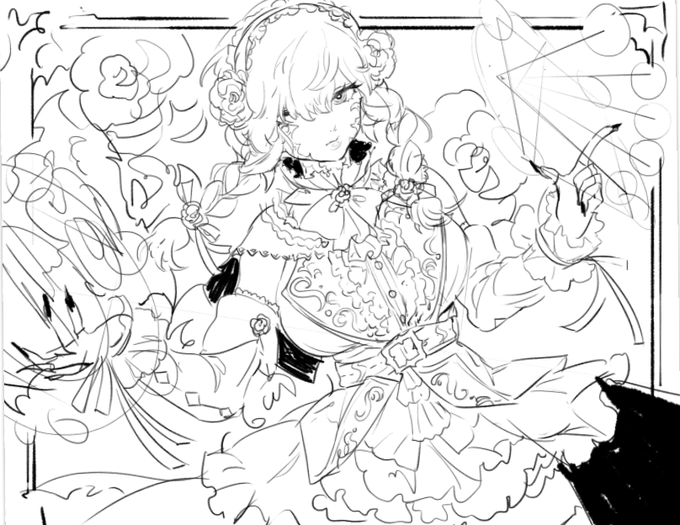 sketch VS finish 