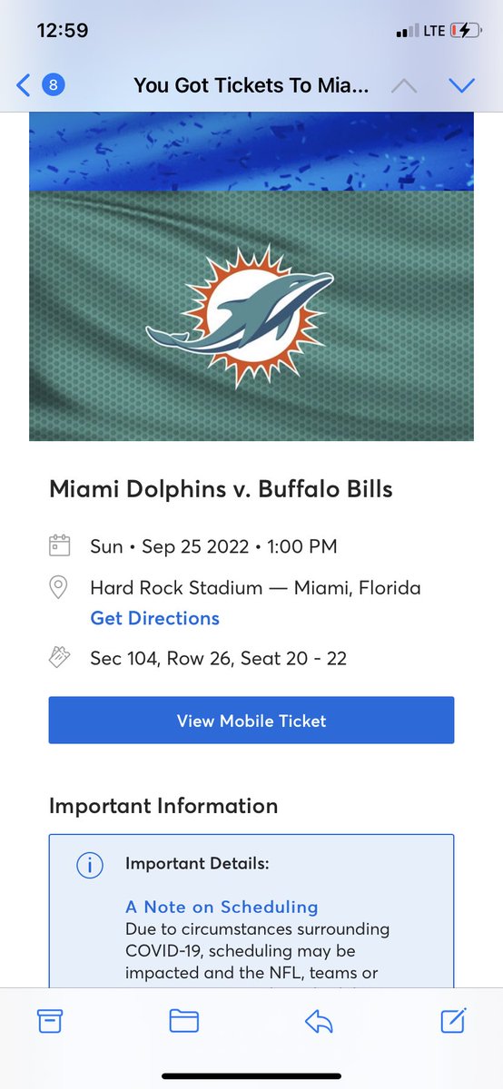 I put out a poll and #BillsMafia decided this was the game to be at. Time to humble Miami. I purchased 3 field level tickets to join me and my crew. Who wants to go? I will select the Top 20 tomorrow at 1pm and the 3 winners at 5pm. All you have to do is retweet. Go Bills🤞🏿🏖😬🎥