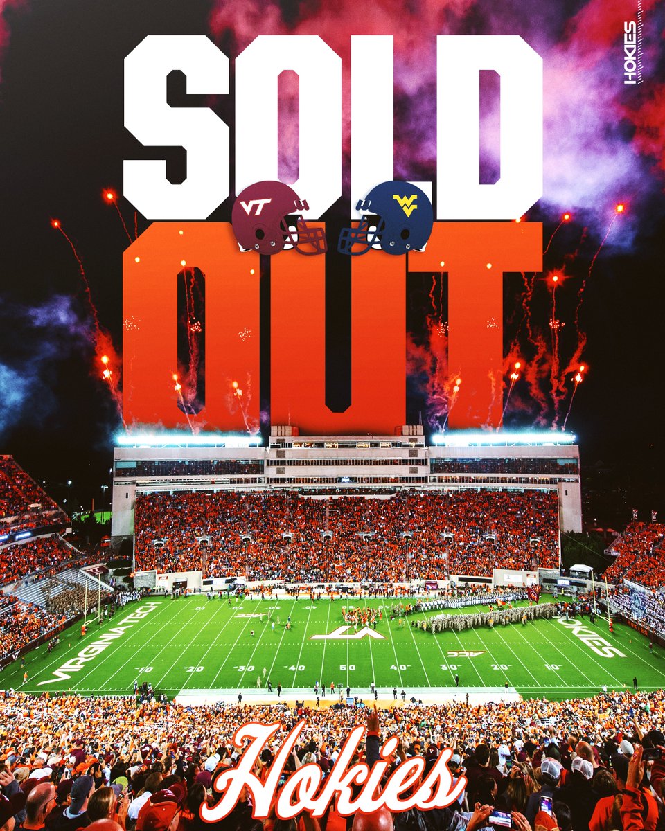 ⚡️ ＳＯＬＤ ＯＵＴ ⚡️ Lane Stadium/Worsham Field is gonna be ᴊᴜᴍᴘɪɴ' this Thursday! #ThisIsHome | #GroundUp