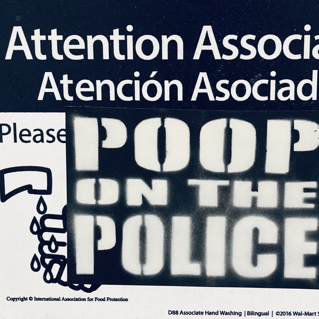 pooponthepolice's tweet photo. Please poop on the police.

#POOPonthePOLICE #POTP #ACAB #slaptags #streetart #createanddestroy #vandal https://t.co/TPsoWVz6W8