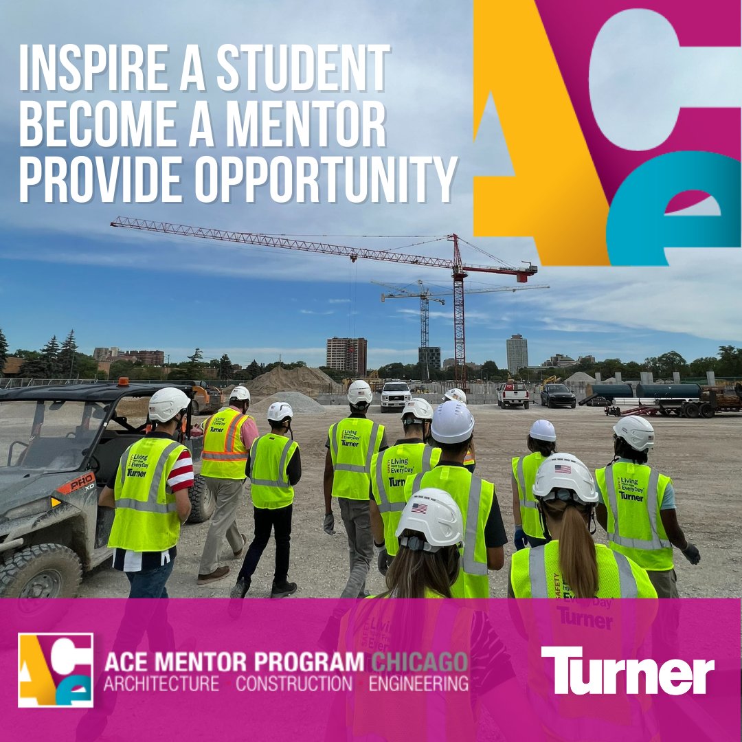 Happy #ACEDay2022!  

Turner Chicago is proud to have partnered with <a href="/ACEMentorChi/">ACEMentorChicago</a> for over 20 years!  Shout out to all the mentors who give their time to help educate and inspire the student participants.

@ACEmentor #acementorprogram #acedayofaction #mentorship