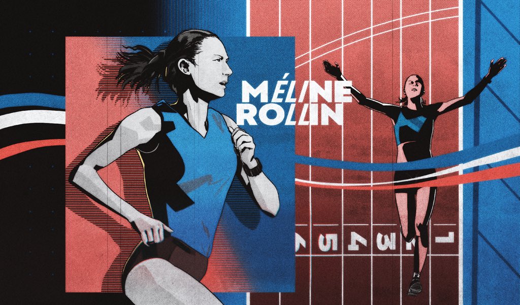 Decathlon's tweet photo. Habituée des tops 10 en athlétisme (semi-marathon, 10 000m, 5 000m, 3 000m), Méline Rollin est une spécialiste de la route avec 3 sélections en équipe de France à son actif. La runneuse ambitionne de se qualifier pour le Marathon Pour Tous qui aura lieu à Paris en 2024 🏃‍♀️ https://t.co/JWN8i4Ta3Q