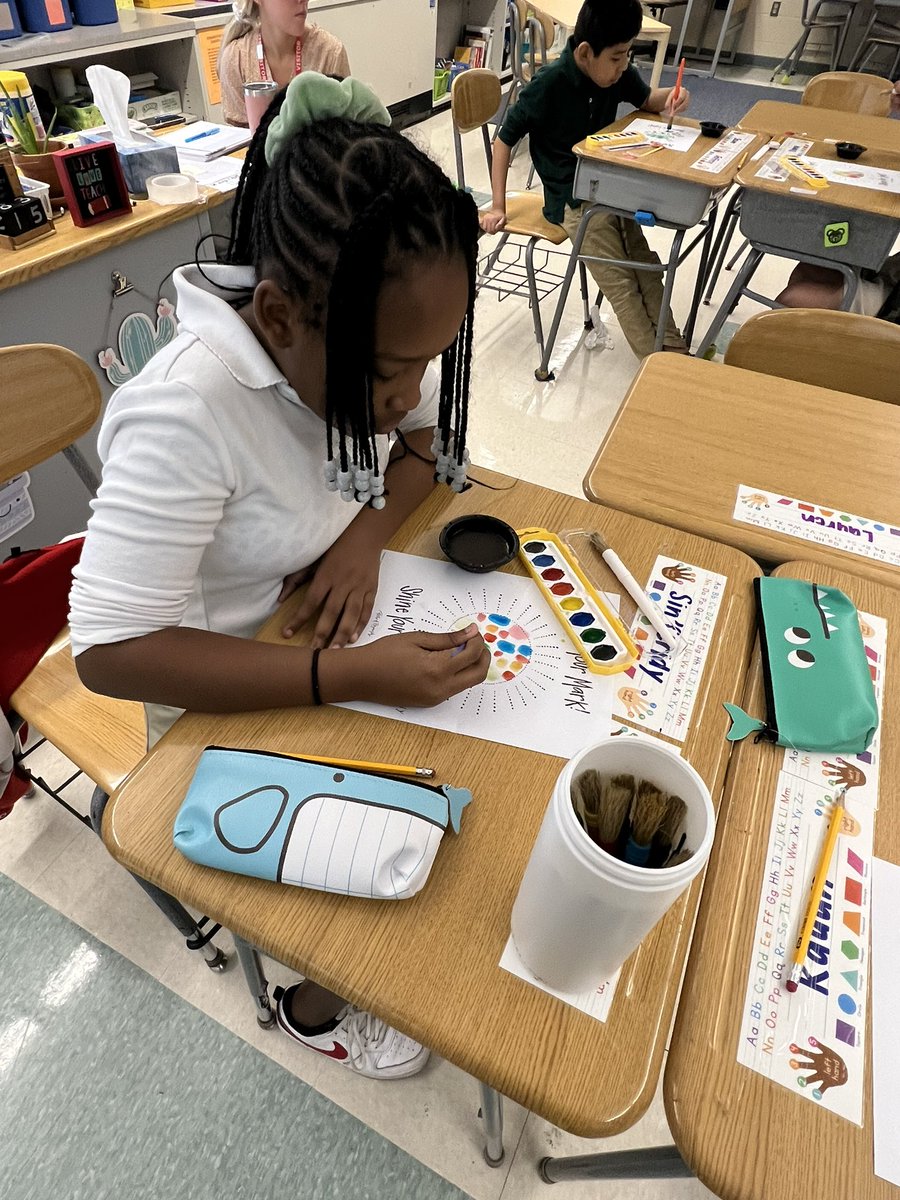 Ms. Hochstaedter 4th Grade Class (@mshochstaedter) on Twitter photo Showing off our creations from yesterday when we celebrated Dot Day! Students loved using watercolor paints to “make their mark”! Each one is unique and special!! #DotDay <a href="/AmerigoSchool/">Amerigo A. Anastasia School</a> <a href="/LBpublicschools/">Long Branch Public Schools</a> Showing off our creations from yesterday when we celebrated Dot Day! Students loved using watercolor paints to “make their mark”! Each one is unique and special!! #DotDay <a href="/AmerigoSchool/">Amerigo A. Anastasia School</a> <a href="/LBpublicschools/">Long Branch Public Schools</a>