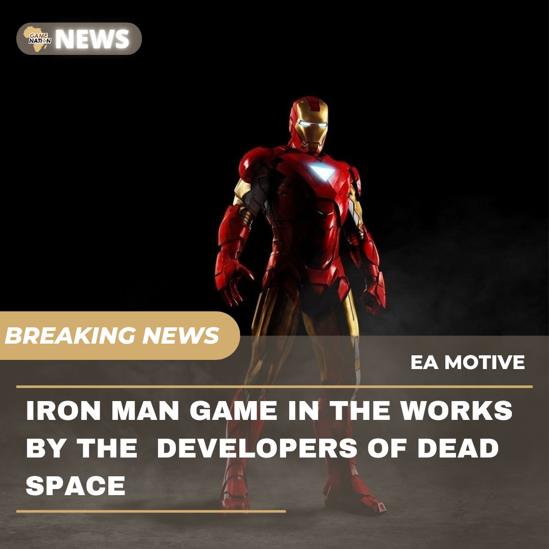 gamenationaf's tweet photo. Publisher Electronic Arts has announced that an open-world Iron Man video game is being assembled at Motive Studio, the developer behind the upcoming Dead Space remake.#IronMan #MarvelStudios #gamenews https://t.co/FFbS80MQSd