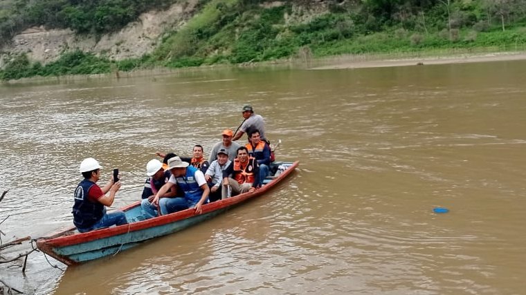 indeciperu's tweet photo. 📢#INDECI #Amazonas realizó visita de verificación al embalse del río #Utcubamba en el sector Aserradero distrito de #Jamalca, provincia de Utcubamba, para establecer las acciones para el desembalse en coordinación con el @GoreAmazonas y otras instituciones involucradas.💪🇵🇪 https://t.co/PCPgPfwpAr