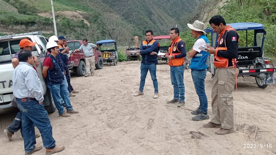 indeciperu's tweet photo. 📢#INDECI #Amazonas realizó visita de verificación al embalse del río #Utcubamba en el sector Aserradero distrito de #Jamalca, provincia de Utcubamba, para establecer las acciones para el desembalse en coordinación con el @GoreAmazonas y otras instituciones involucradas.💪🇵🇪 https://t.co/PCPgPfwpAr
