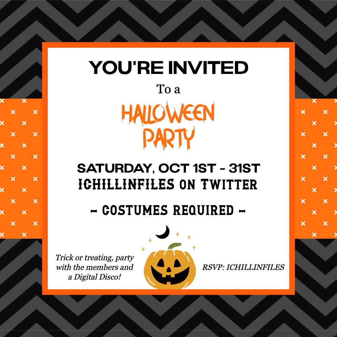 [???]

SAVE THE DATE

01.10.22 - 31.10.22

- Costumes Required -

#ICHILLIN #아이칠린