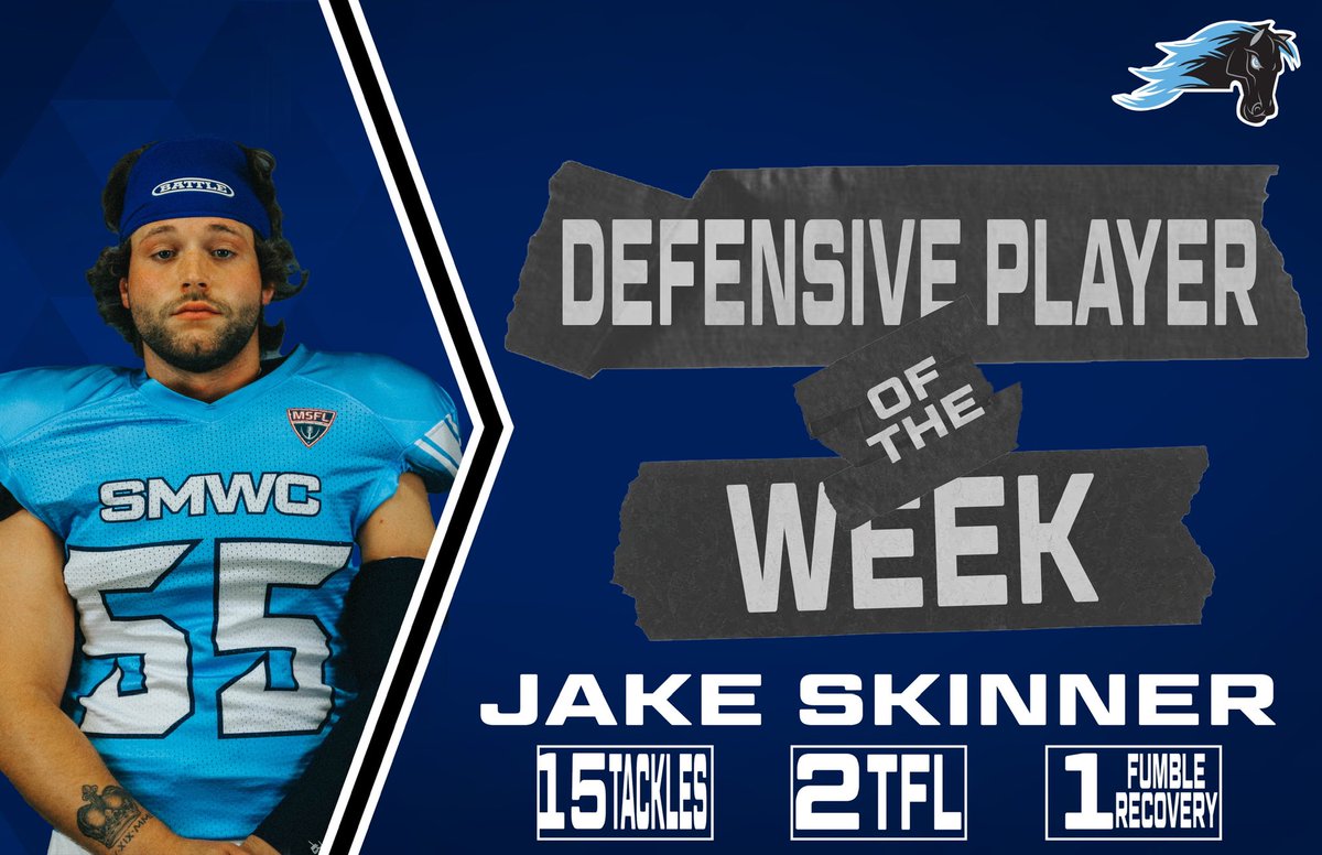 SMWCFB's tweet photo. WEEK 1 DPTW … Treyveon Jackson from Georgia, &amp; Jake Skinner from Indiana help shut down Calumet to 50 yards and only 1 first down in the 2nd half of our comeback win‼️🔒#PomeroyPride https://t.co/MydvEuOgtn