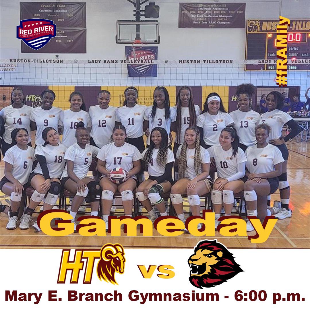 HTRamsAthletics's tweet image. #fRAMily it’s game day for your Lady Rams volleyball team
🆚 University of St. Thomas - Houston 
📍 Austin, TX
🏟 Mary E. Branch Gymnasium
⌚️ 6:00 p.m.
📺 bit.ly/3qQibuS
📊 bit.ly/3qRem8D
#RamUp #HTisIDEAL #CultureOfExcellence