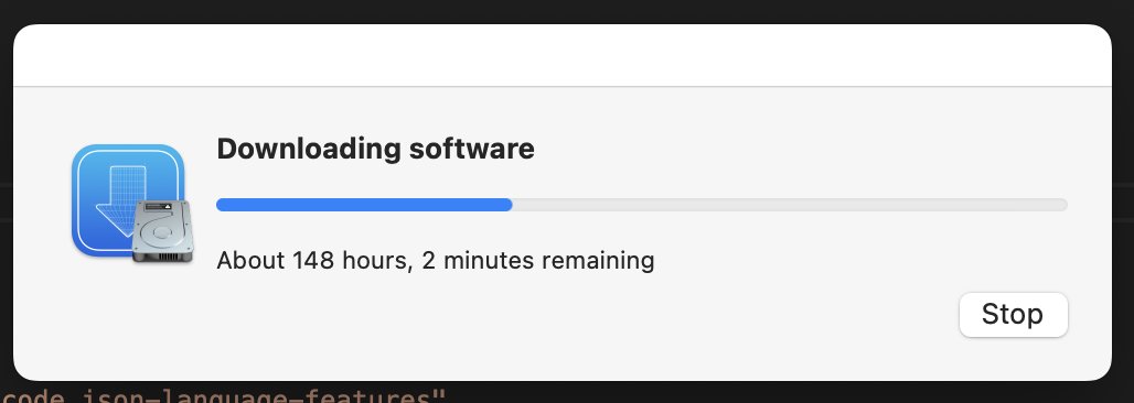 glampe's tweet photo. Install the command line tools to use git in VSCode. It's going to take a while.  #vscode #apple #xcode #mac https://t.co/I3hLn282A5