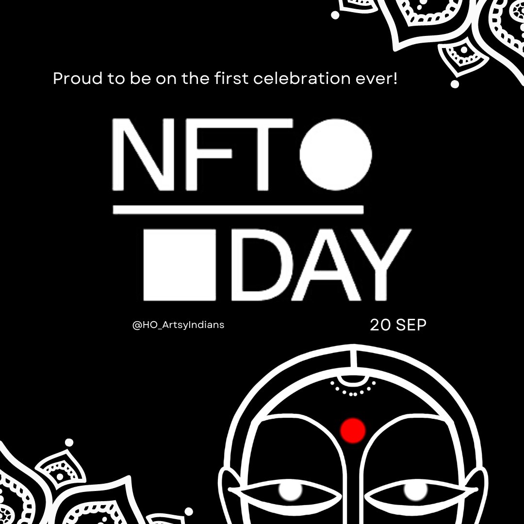 HO_ArtsyIndians's tweet photo. Wishing everyone the very first happy #NFTDay @OfficialNFTDay

Five years after ERC-721 was published, International NFT Day becomes officially recognized. 

#artsyindiansNFT #artsyindians #NFTcollections #NFTCommuntiy #NFTartists #NFTartwork #Trending #cryptocurrency  #NFTs https://t.co/6olWOqQwPm
