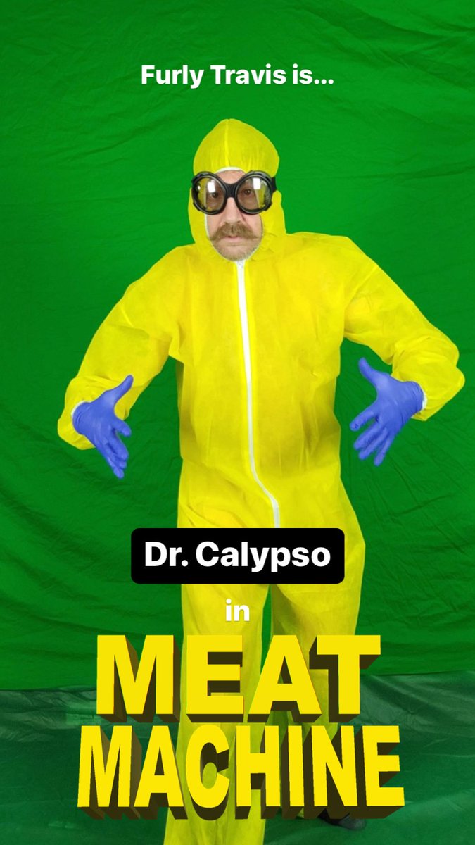 JayFreeGarSeeUh's tweet image. Furly Travis is... Dr. Calypso! in MEAT MACHINE
DONATE HERE: gofund.me/3170c5be
#meatmachine #undergroundfilm #independentcinema