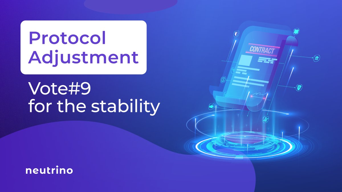 neutrino_proto's tweet image. Our team has been analyzing the market statistics and reviewing your proposals.
To react to the current market conditions and stabilize the Neutrino protocol we decided to run voting #9 
governance.neutrino.at

1️⃣ Change BR calculation logics.
2️⃣ Reduce WAVES-&amp;gt;USDN protocol fee.