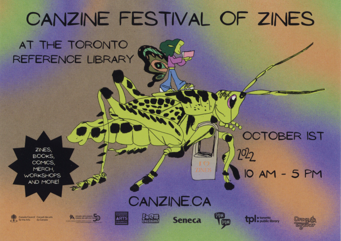 ARLIS_ON's tweet photo. This year, Canzine will be held on Saturday, October 1st at the Toronto Reference Library, 789 Yonge St, Toronto
@brokenpencilmag https://t.co/08mJa7PB84
Upcoming zine programs @torontolibrary   https://t.co/KKzKh82m11

#Zine #Zines #Canzine #Canzine2022 #Toronto #ZineMaking https://t.co/gWgLHJCB3v