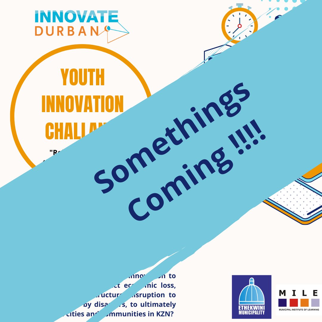 InnovateDurban's tweet image. 🤫🤫🤫 Somethings Coming....
We are so exited to be presenting to you our flagship program that aims to skill, develop and connect you to opportunity! Keep a look out!!!

#innovatedurban #innovation #innovationcolab #thenextbigthing #create #collaborate #connect #celebrate