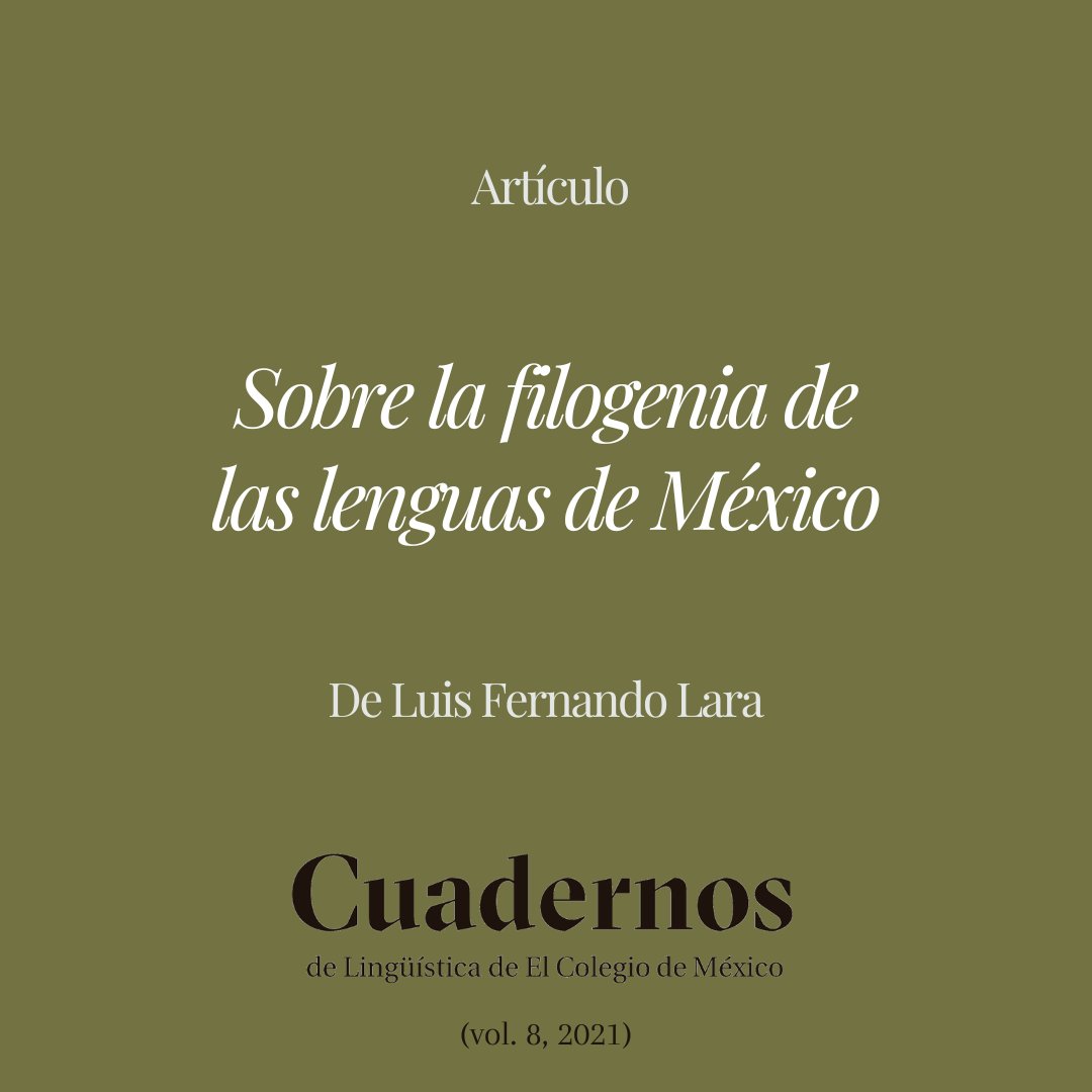 ClecmCuadernos's tweet photo. Este artículo es una revisión crítica de la teoría de Joshua Greenberg sobre la #filogenia de las #lenguasamerindias [...] en relación con la teoría de Luigi Cavalli-Sforza acerca de la genética evolucionista de la humanidad.

Artículo aquí: https://t.co/zTTL0PbmB0 https://t.co/ZUnYhVNKoz