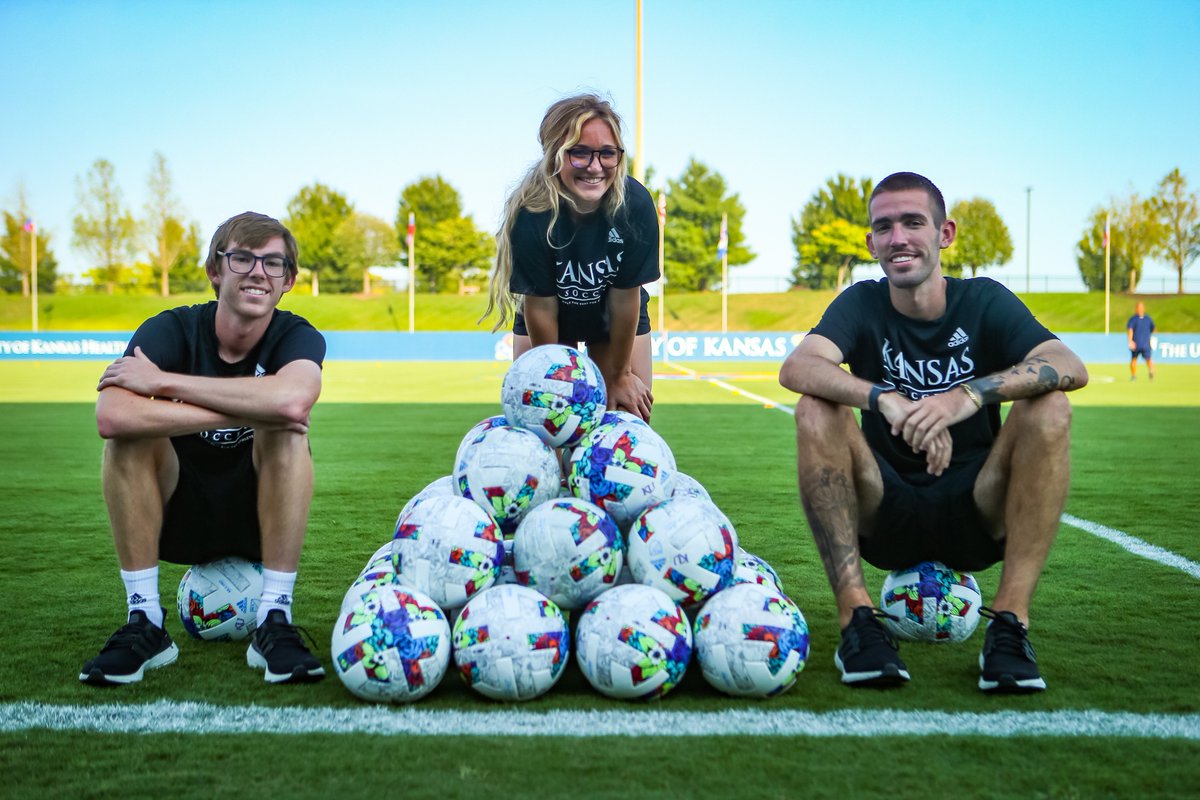 KUWSoccer's tweet photo. Happy National Equipment Managers Appreciation Day to our hard working crew!

#RockChalk x @JayhawkEQ https://t.co/v0WzBQcg3y