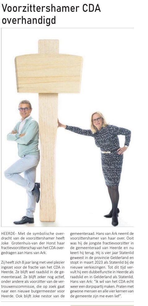 Dorpspartij CDA Heerde tweet media