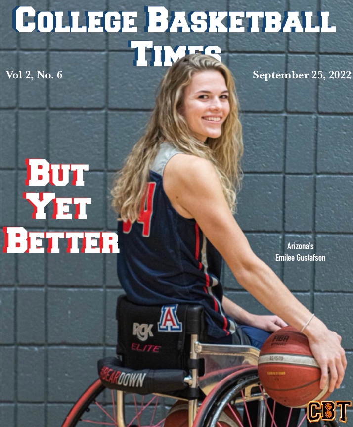 She keeps getting better despite getting worse. How is that possible? Read the emotion filled story of Arizona's (<a href="/UAZAdaptive/">Arizona Adaptive Athletics 🐻⬇️</a>) Emilee Gustafson (<a href="/3mileegus/">Emilee Gustafson</a>)  collegebasketballtimes.com/post/though-ge…
