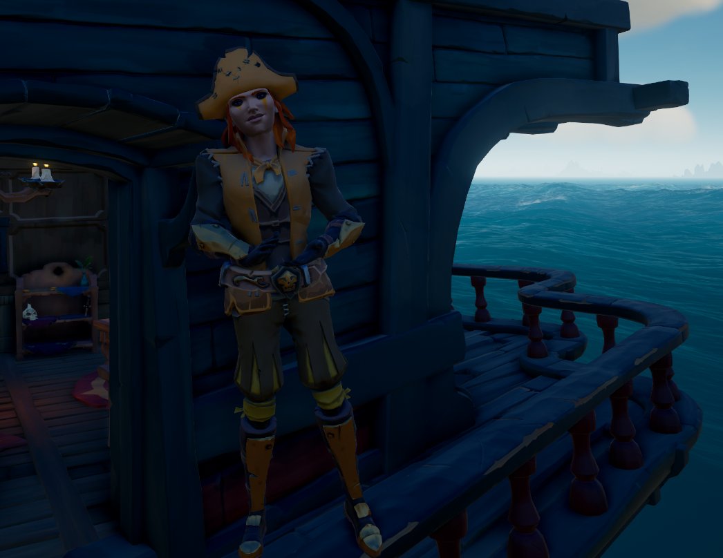 ravnen7600's tweet photo. Full sending the new funny gloves competition
Theme: Captaincy
#StyleOfThieves @SeaOfThieves https://t.co/G76jqjuCdo
