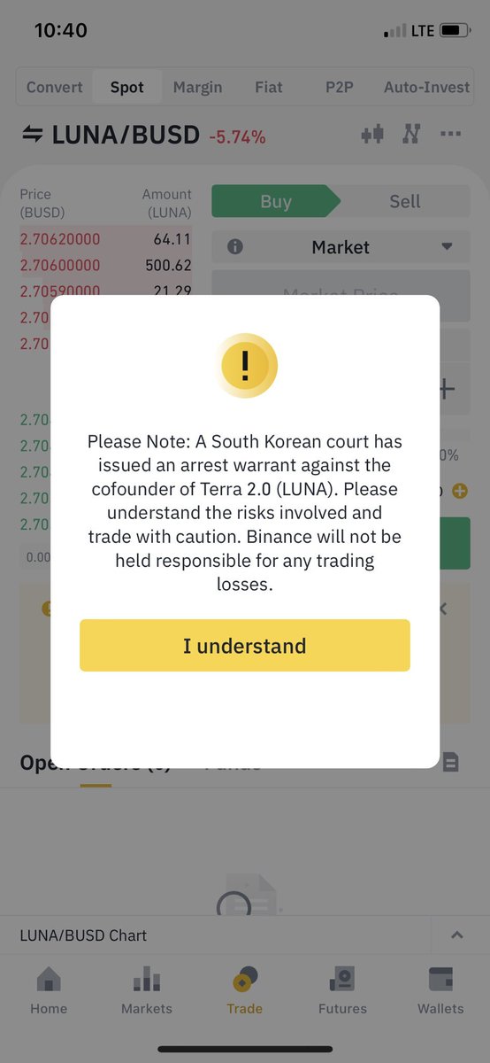 FatManTerra's tweet image. Only in crypto.

&quot;Yeah, this security was created by a dude who&apos;s literally wanted by the police, but if you click this little button you can trade it no problemo&quot;
