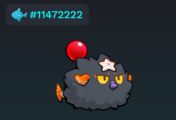 UnderDogsCrypto's tweet photo. Bred this 1-of-1 axie the other day. 4+ years of breeding and I am still able to make unique breeds...Even if they get the same parts there is no way they will have a black + fuzzy. This is a true gem! + look at that #
#axiecreator #AxieOrigins #axiesummer https://t.co/RX6vfs5XH6