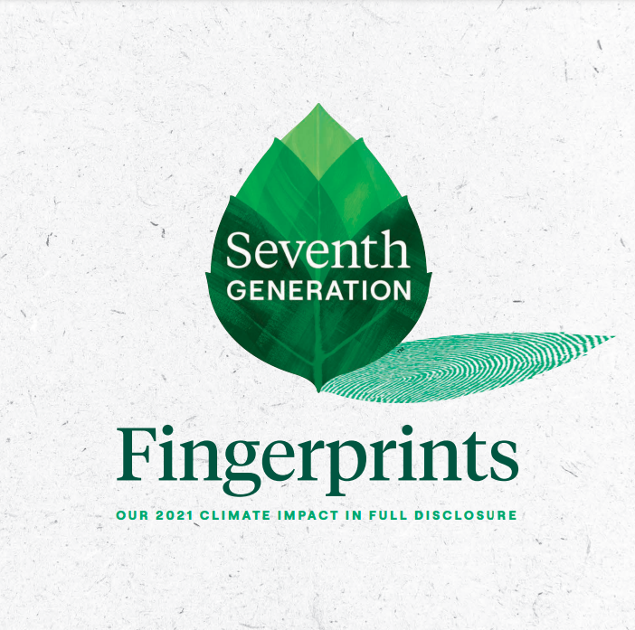 SeventhGen's tweet photo. It's time to reinvent the CSR report to meet this crucial moment of the climate crisis. Businesses must look at every angle to reduce climate impact and we knew we were missing something.  See what we learned when we followed the money https://t.co/eM489cuHsu #climatefingerprints https://t.co/HXQ6Sb93sv