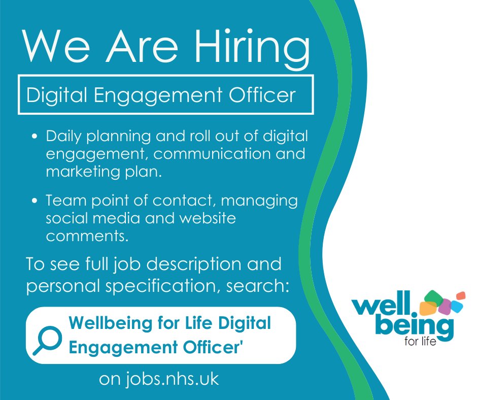 WBFL_Durham's tweet photo. Calling all Digital Marketers... we are HIRING! 👇

🗣️ We're looking for a Digital Engagement Officer to expand our marketing team, helping to spread our messages, encourage more sign-ups, and get creative with our team!

Find out more and apply here 👉 https://t.co/iwCYuHusIh https://t.co/zloiy1tDHh