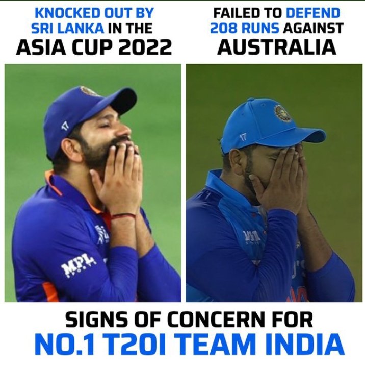 priyanshu9297's tweet photo. This happens when you choose your captain on the basis of ipl trophies.🏆🏆
#INDvsAUS  #Captaincy https://t.co/wVnzMU1OSu