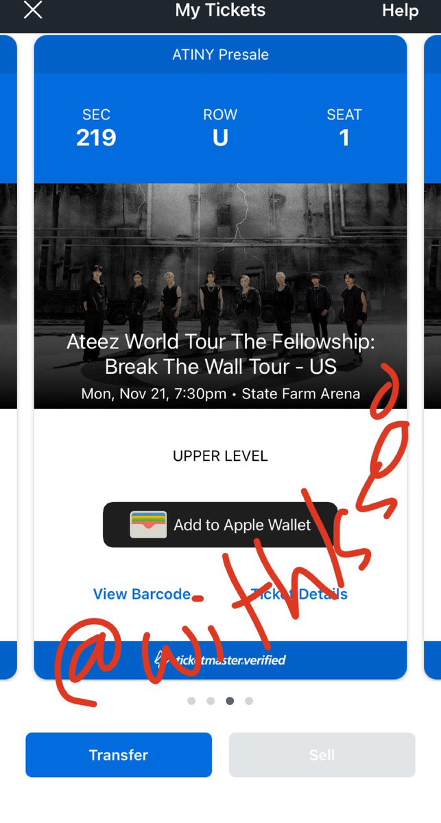 withksoo's tweet photo. WTS (SELLING)/ ATEEZ in ATL Day 1 🚨 Monday, Nov. 21st 

Ended up getting better seats, both seats are together + selling for face value!! 

Pls dm me if interested; will provide more proof if asked https://t.co/WiRMcvNYqB