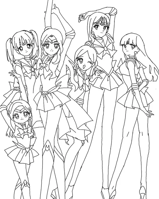 あいぶちゃんをセーラームーン化してるけど大変だ、、でもめちゃくちゃ可愛い❤️ 