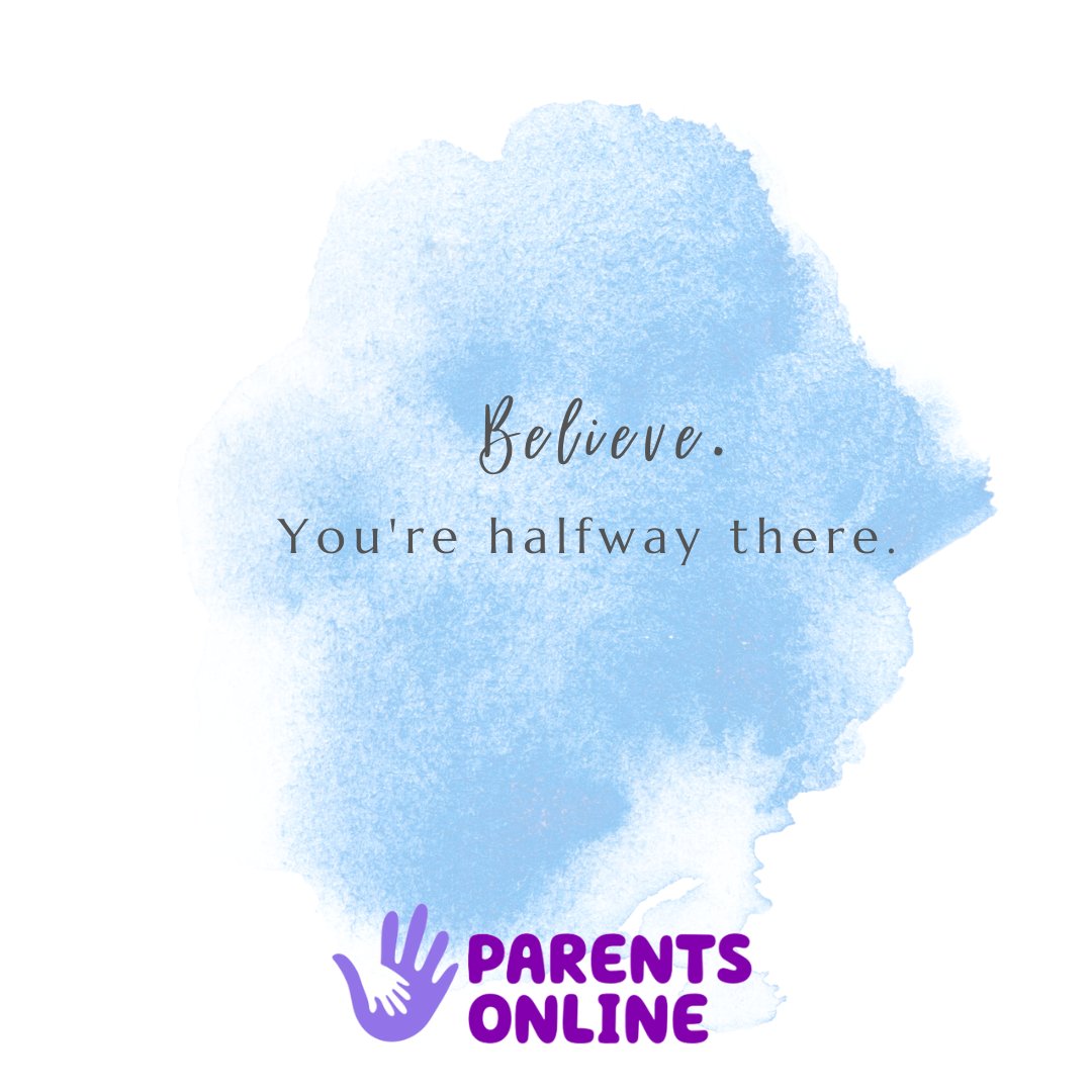 At #parentsonline we have every faith in your ability as a parent, we also know that you don't always believe in yourselves. So if you're on the fence about reaching out for support, I'm here to tell you that we are here, whenever you feel ready. Visit parentsonline.co.uk