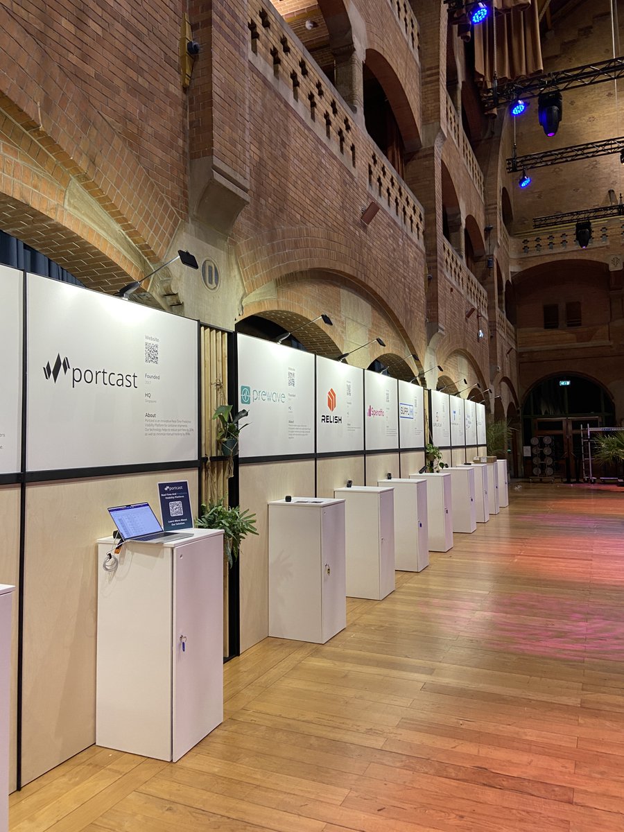 Portcast_io's tweet image. Great news! Our team arrived in Amsterdam today and picked our booth at tomorrow’s @DPWconference  conference as the first destination to visit here!

#DPWConference