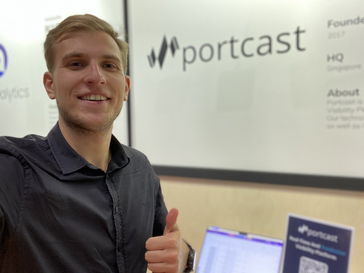 Portcast_io's tweet image. Great news! Our team arrived in Amsterdam today and picked our booth at tomorrow’s @DPWconference  conference as the first destination to visit here!

#DPWConference