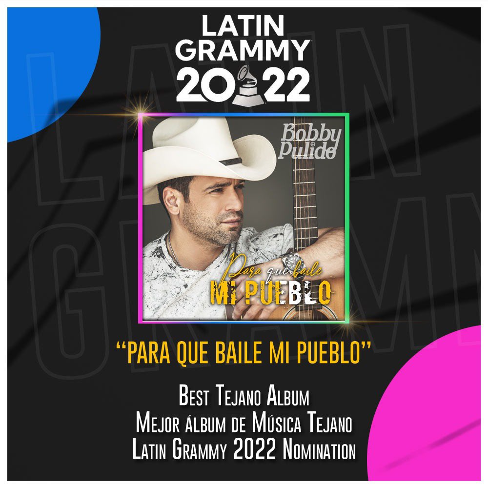 bobbypulido425's tweet photo. Gracias a los miembros de la academia Latín Grammy, por la nominación a mejor álbum de música tejana.
Felicidades a todos los que quedaron nominados. #LatinGRAMMY #Paraquebailemipueblo https://t.co/ikG97Cnhdx