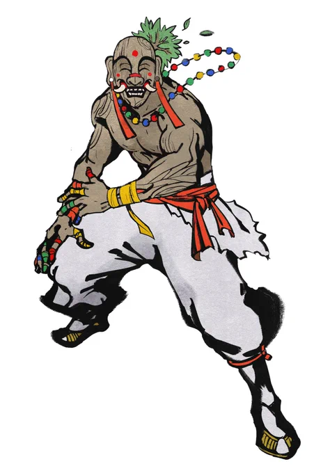 got to design our own PCs, mine was a jangseung monk character for Undying Corruption , a Korean based TTRPG!!! 