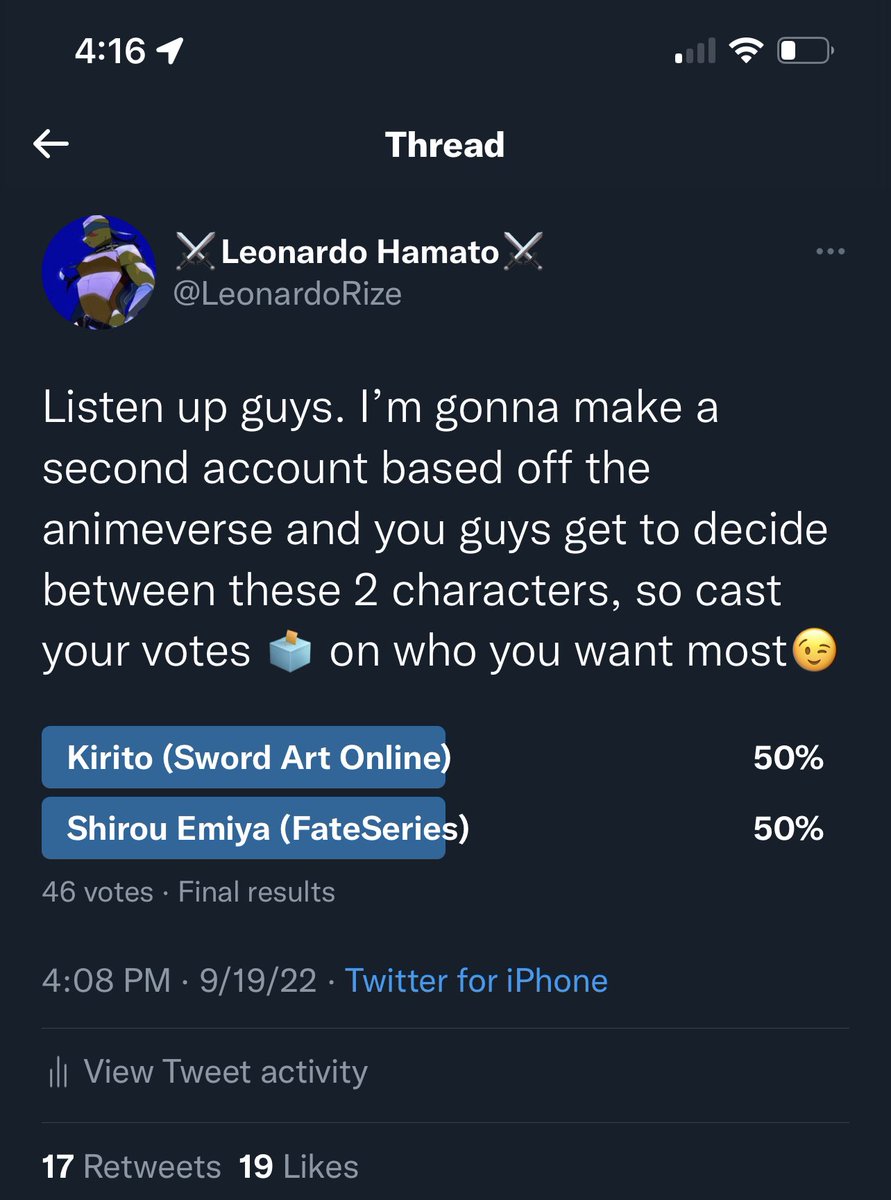 AppleDaddyPride's tweet image. Looks like it’s a tie, so this sexy turtle will be making rp accounts based of both these warriors.