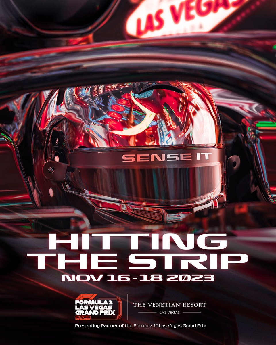 It’s official! <a href="/F1LasVegas/">F1 Las Vegas</a> is hitting the Strip November 16-18, 2023. Visit venetianlasvegas.com/f1 and sign up to join us for this historic event 🏎 #LasVegasGP #F1