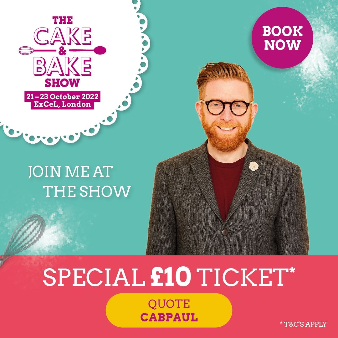 I hope everyone is looking forward to this year's @CakeandBakeShow I will be demonstrating some recipes from my new book The Joy Of Chocolate on Sunday October 23rd. Use the code to get your ticket for £10. #cakeandbakeshow #thejoyofchocolate