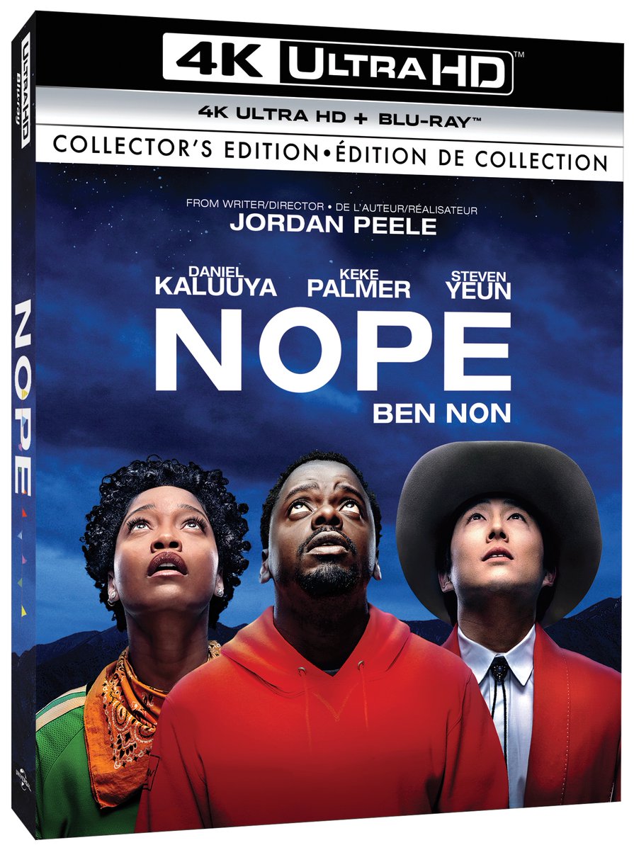 BenMkWrites's tweet photo. From the mind of Jordan Peele comes a new sci-fi horror classic. Follow us + RT to enter to #win a copy of #NopeMovie, available on 4K Ultra HD October 25! https://t.co/A6rQkuqpHV